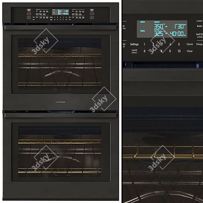 Samsung Kitchen Appliance Bundle 3D model image 3