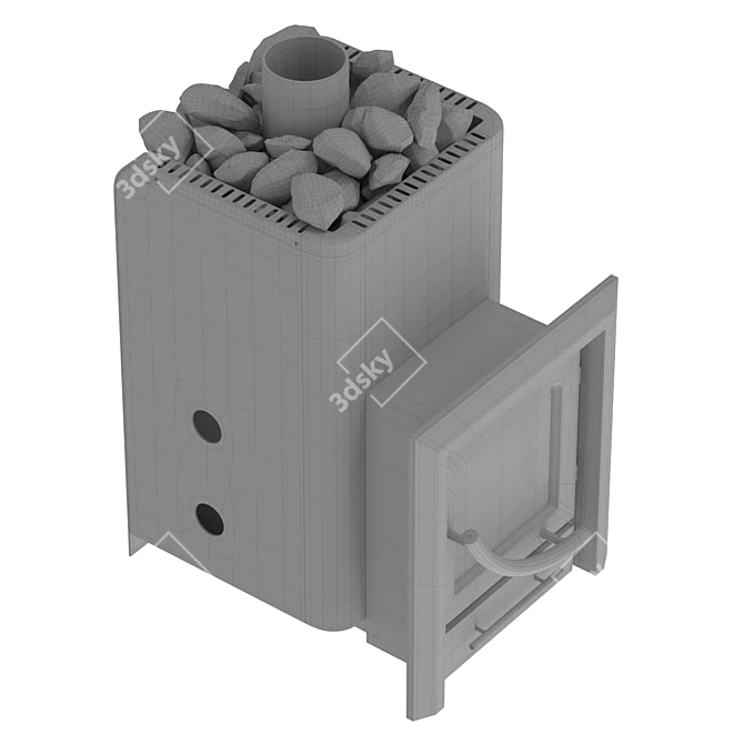 Ermak 12 PS Classic Stove 3D model image 4