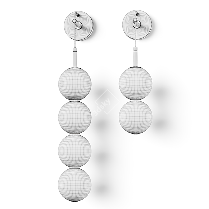 Marc Wood Studio Echo Wall Lamp 3D model image 5