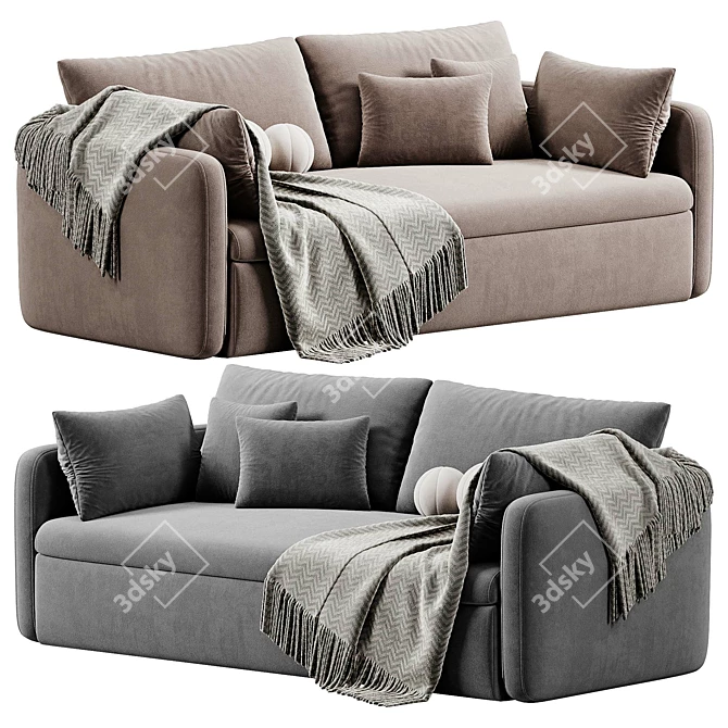 Modern Andersen Sofa 2015 Versatile 3D model image 3