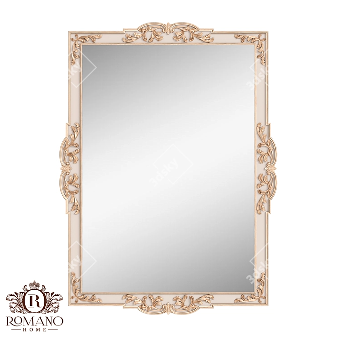 Nikolet Mirror: Custom Handcrafted Furniture 3D model image 1