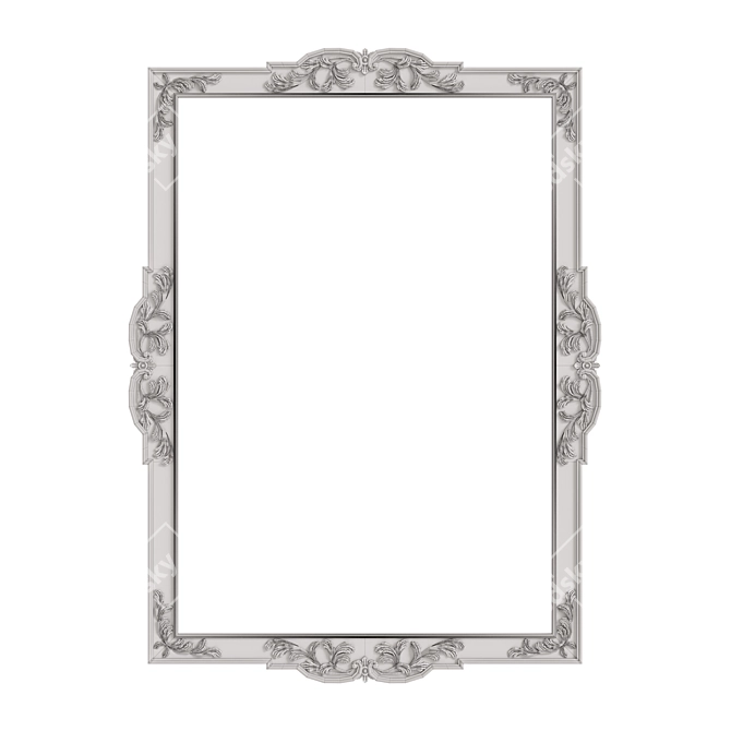 Nikolet Mirror: Custom Handcrafted Furniture 3D model image 3