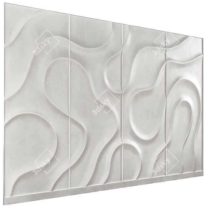 Celestial 3D Wall Panel 3D model image 3