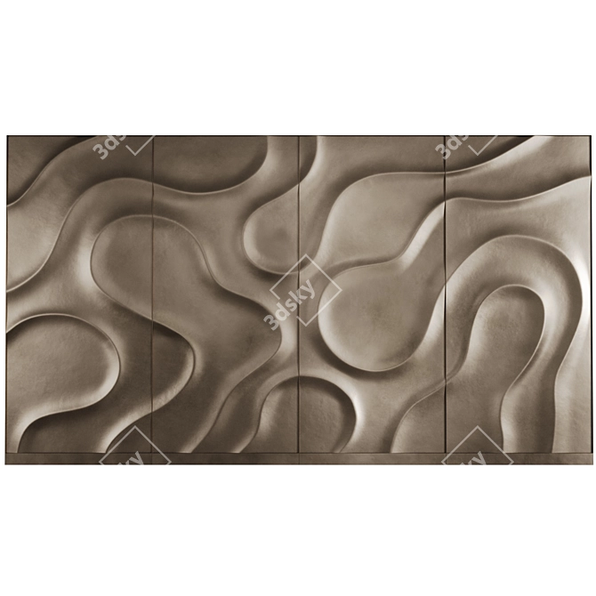 Celestial 3D Wall Panel 3D model image 4