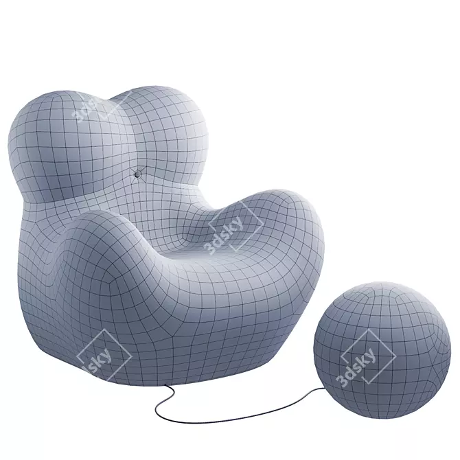 Gaetano Pesce Design Up50 Chair 3D model image 4