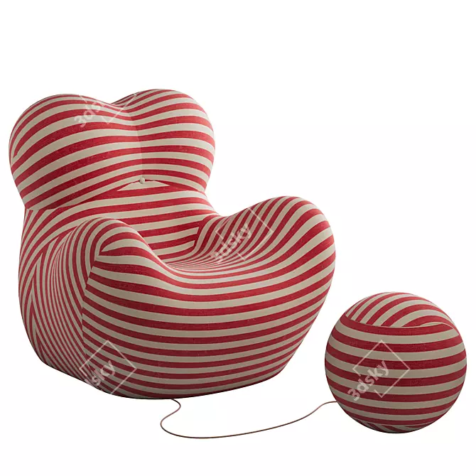 Gaetano Pesce Design Up50 Chair 3D model image 5