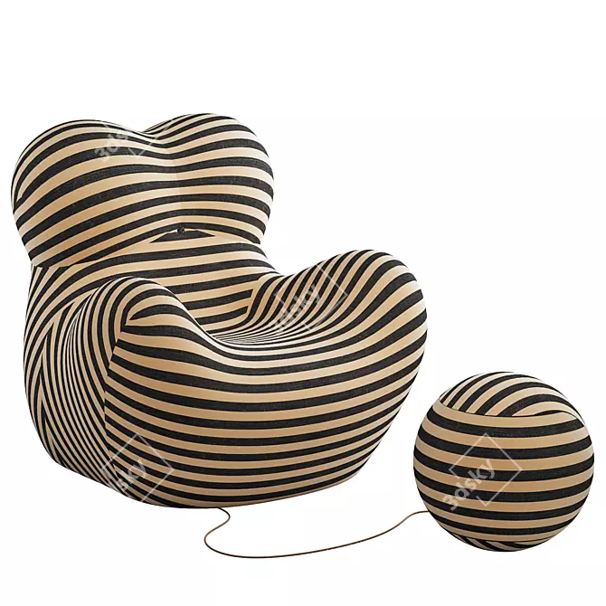 Gaetano Pesce Design Up50 Chair 3D model image 6