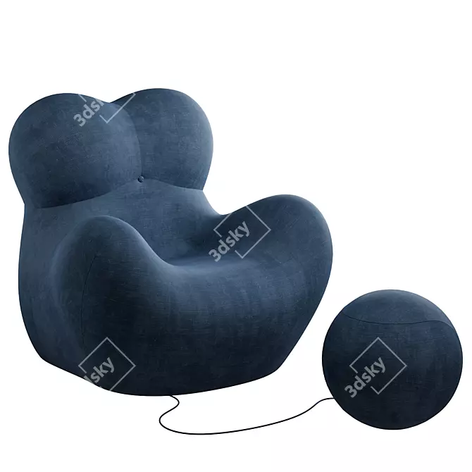 Gaetano Pesce Design Up50 Chair 3D model image 7