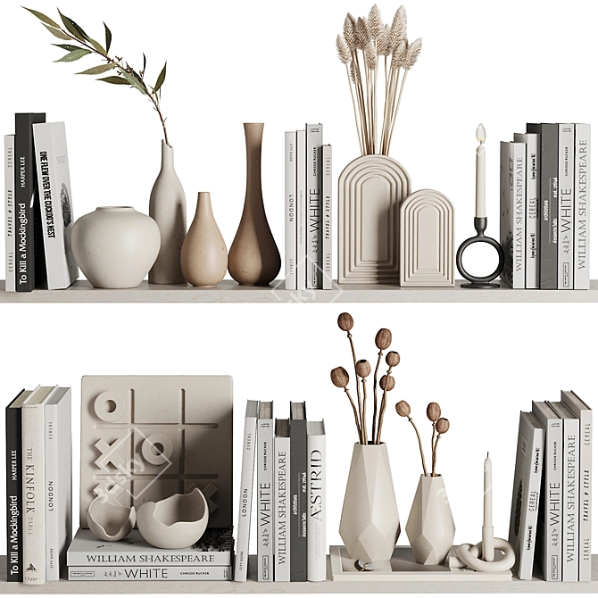 Elegant Decor Set 2016 3D model image 1