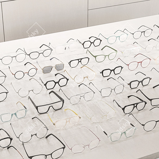 Title: Centimeter-Friendly Glasses Shop 3D model image 3