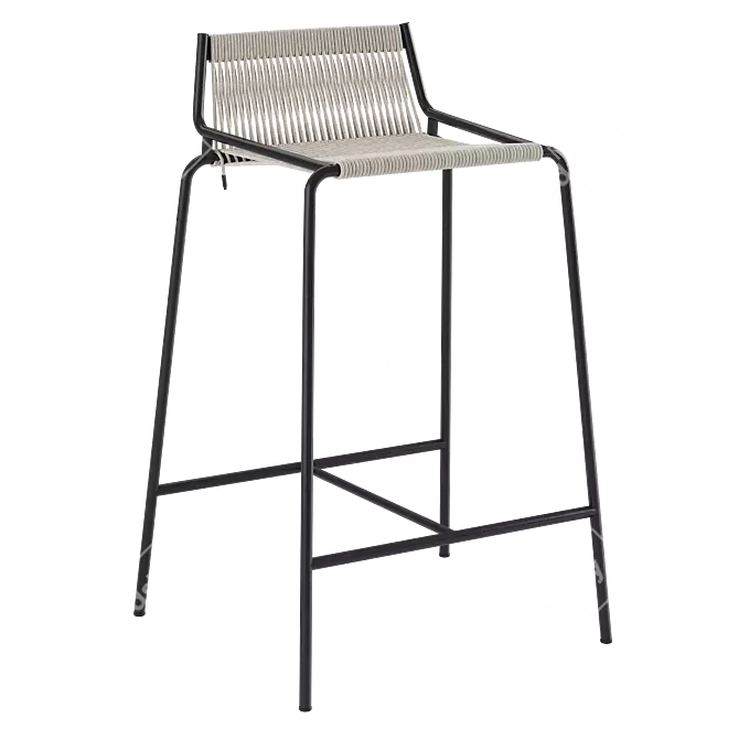 Modern Sleek Noel Counter Chair 3D model image 1