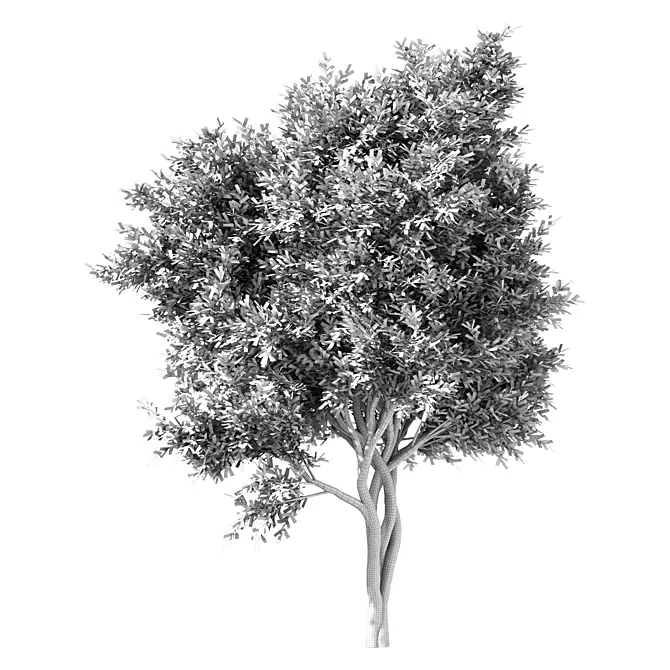 Modern Artistic Tree Sculpture 3D model image 3