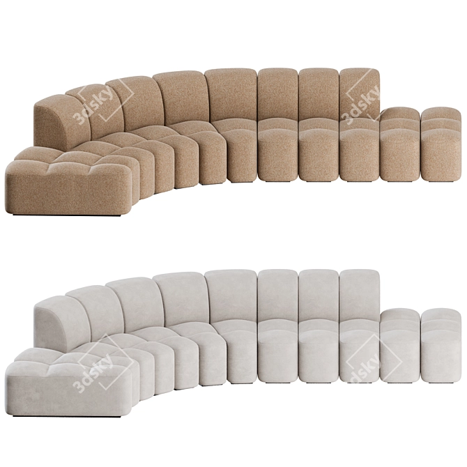 MDF Italia Array Modular Sofa 3D model image 1