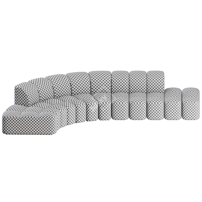 MDF Italia Array Modular Sofa 3D model image 2