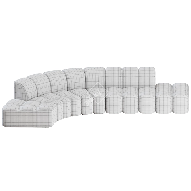 MDF Italia Array Modular Sofa 3D model image 3