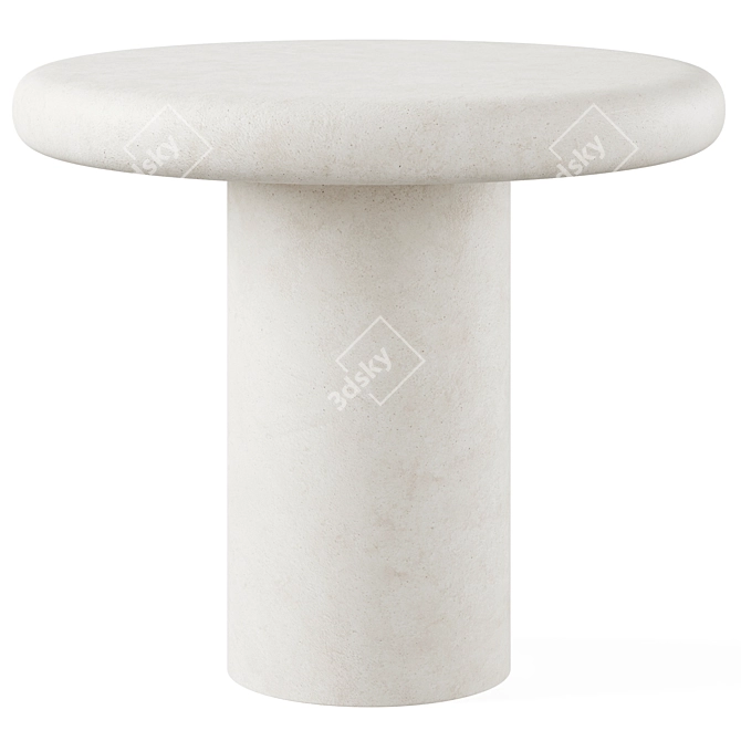 Addaia Round Table Set 3D model image 3