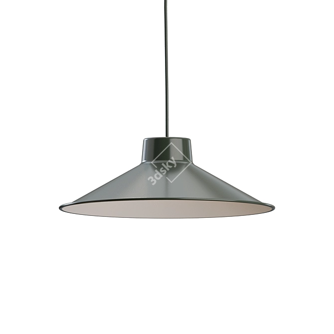 Modern Muuto Pendant Lamps Set 3D model image 5