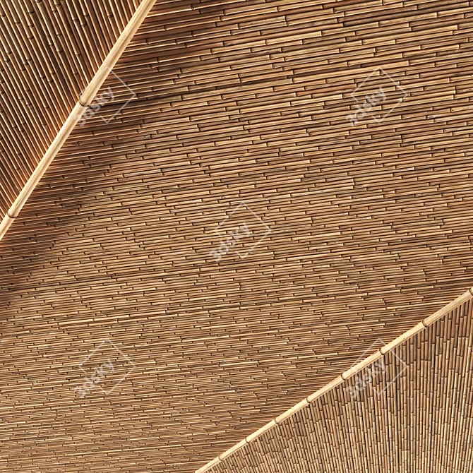 Bamboo Texture 3D Model Kit 3D model image 4