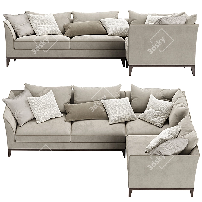 Mare Manifesto Corner Sofa 3D model image 2