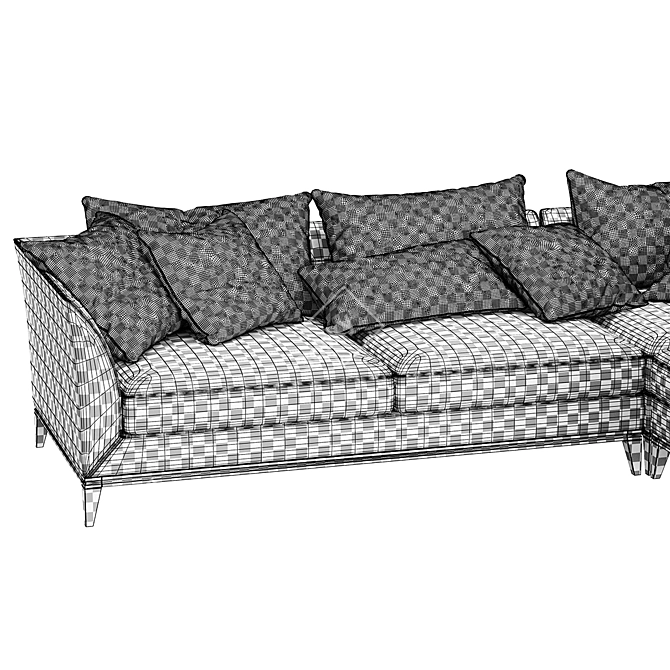 Mare Manifesto Corner Sofa 3D model image 5