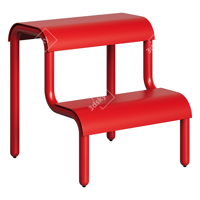 Modern Step Stool by Ferm Living 3D model image 9