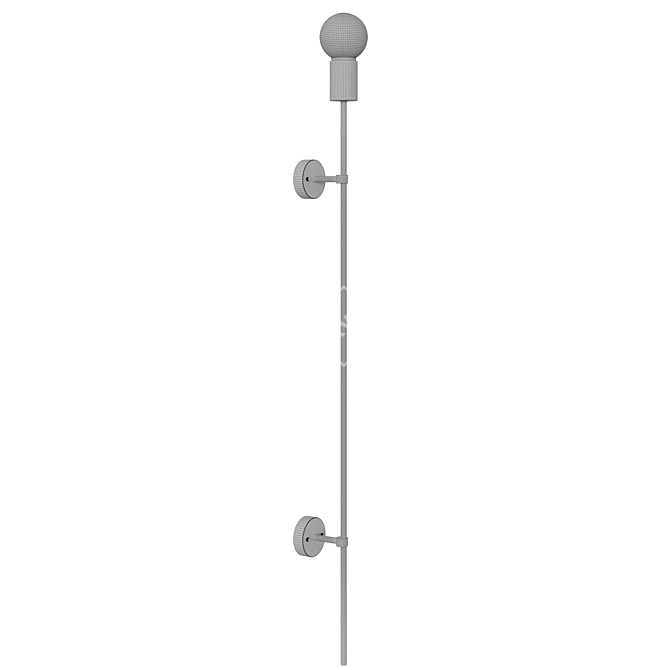 Bra LC 2 Wall Sconce 3D model image 5