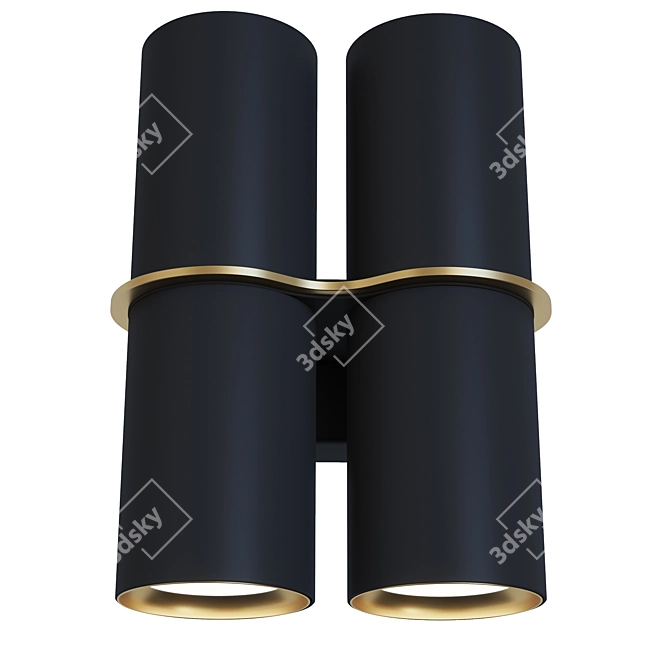 Modern Wall Sconce Light Fixture 3D model image 2