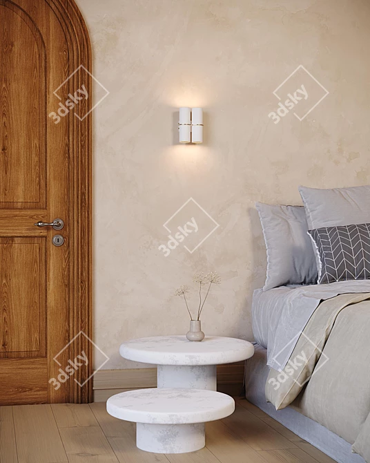 Modern Wall Sconce Light Fixture 3D model image 7