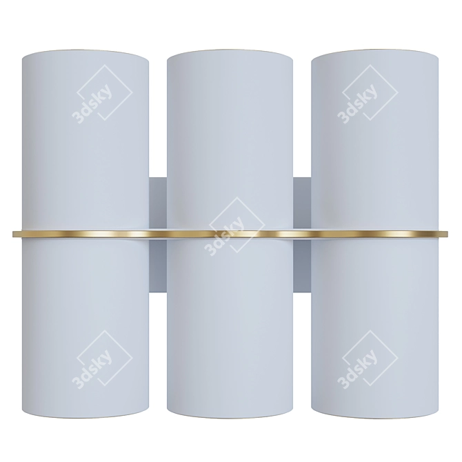  Pivoting 6-Light Sconce Fixture 3D model image 4