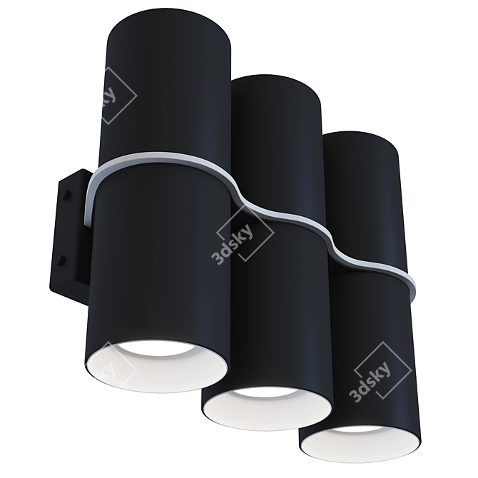  Pivoting 6-Light Sconce Fixture 3D model image 5