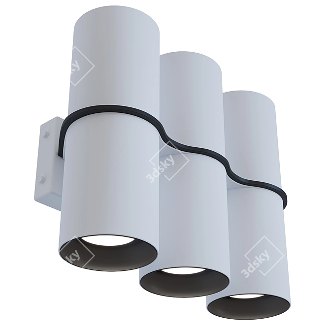  Pivoting 6-Light Sconce Fixture 3D model image 6