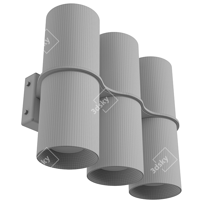  Pivoting 6-Light Sconce Fixture 3D model image 7