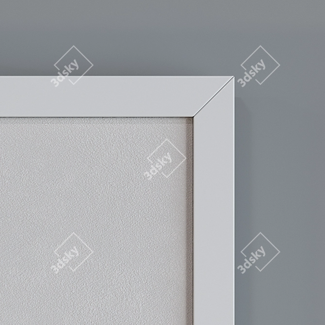 Modern Abstract Line Picture Frame Set 3D model image 6