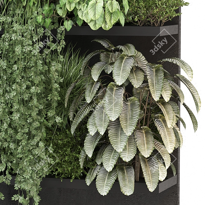  Vertical Indoor Wall Garden 3D 3D model image 4