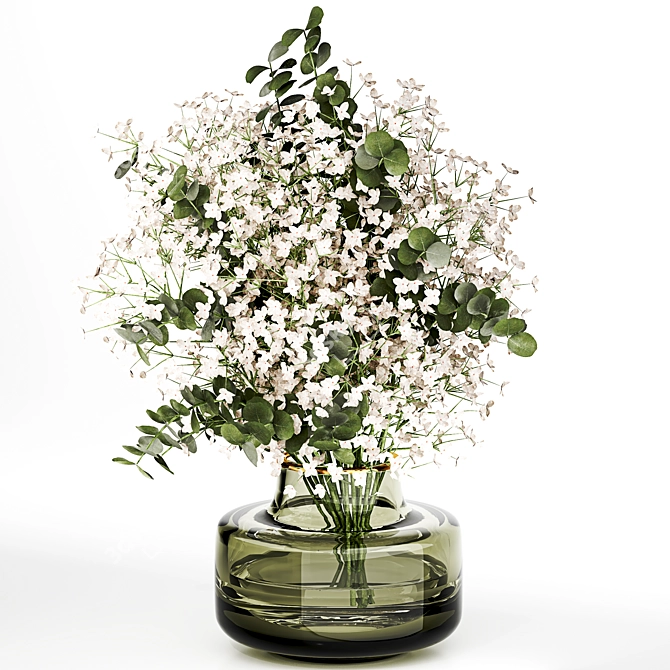 Detailed Bouquet Plant 3D Model 3D model image 3