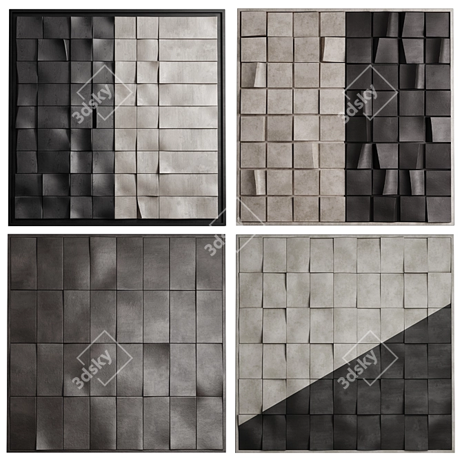 Decorative Panels Collection 3D model image 1