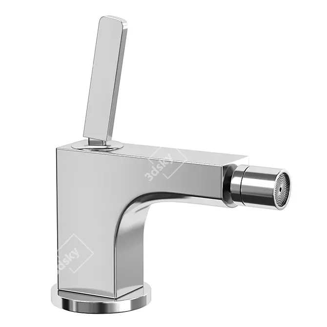 Chrome Axor Basin Tap Set 3D model image 3