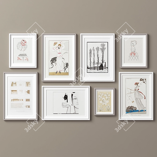 Multi-Frame Picture Set Collection 3D model image 6