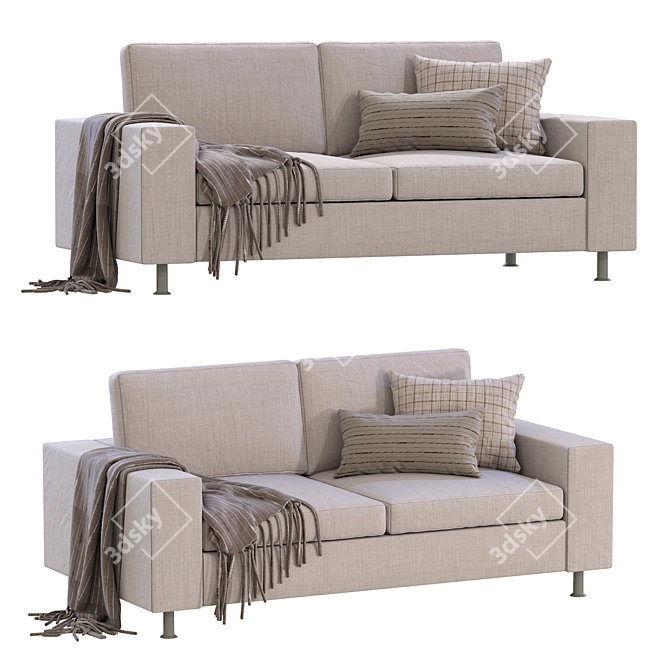 Modern BoConcept INDIVI Sofa 3D model image 3