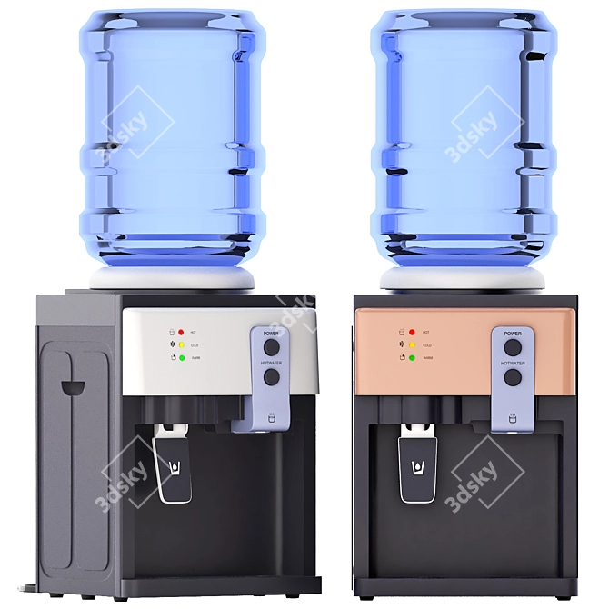  3D Top Loading Water Dispenser 3D model image 1