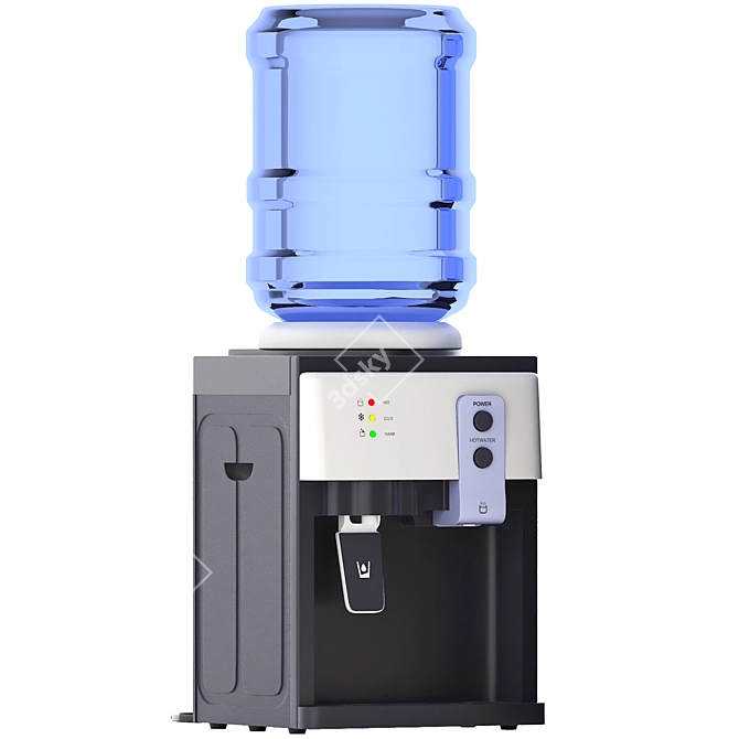  3D Top Loading Water Dispenser 3D model image 6