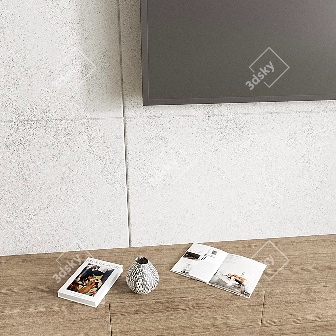 Hi-Def Smart TV Set 3D model image 2