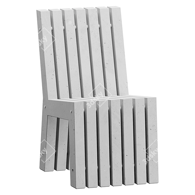 Outdoor Seating Masterlayer Chair 3D model image 2