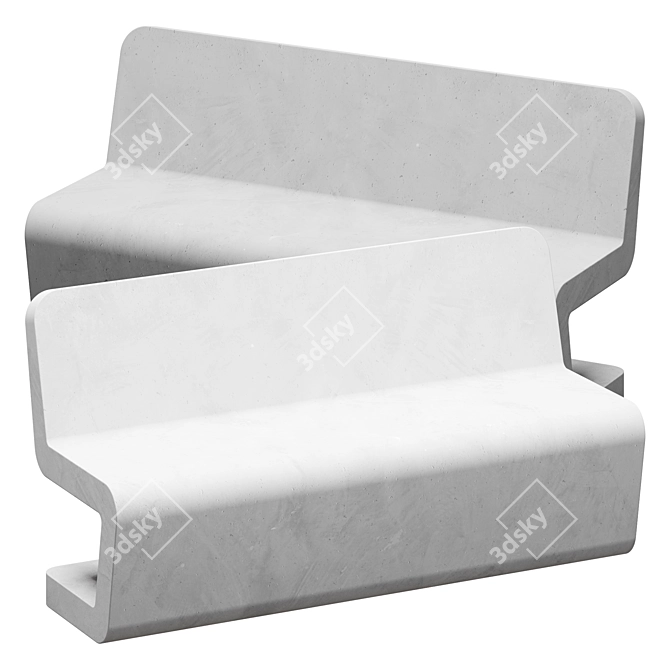  Flow Bench | Кресло 3D model image 4