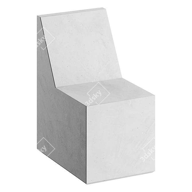 Form-Fitting Sit Chair 3D model image 2