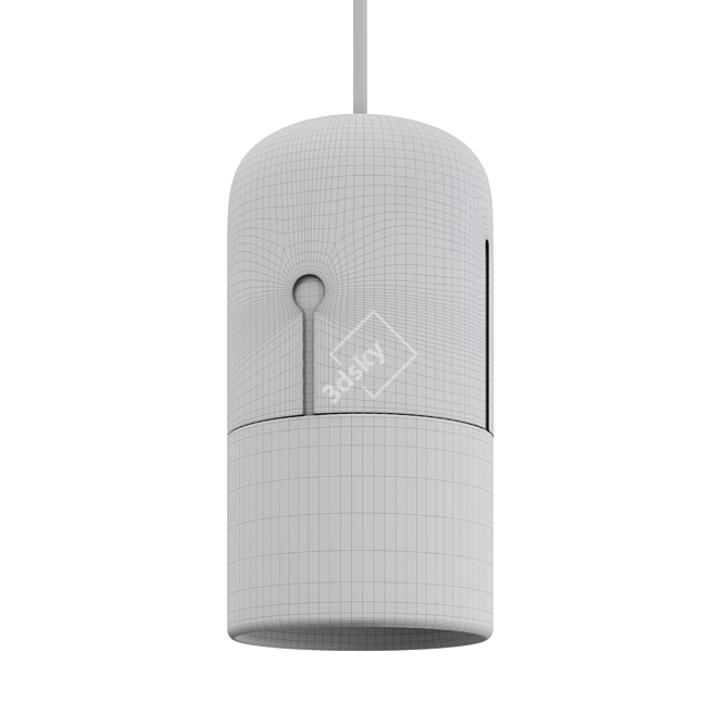 Designer Pendant Light Fixture 3D model image 2