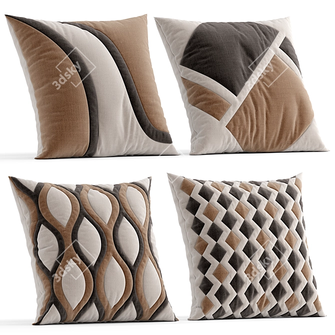 Decorative Pillow 27строй 3D model image 1