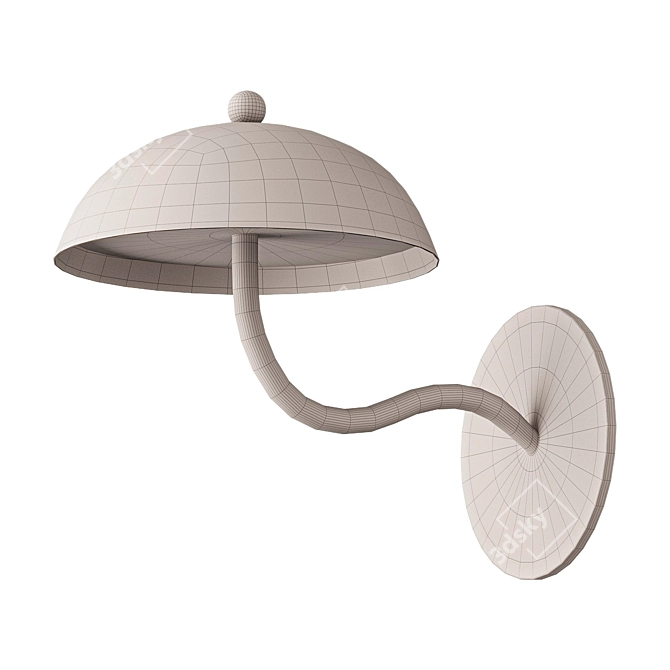 Ripple Sconce with Driver 3D model image 4