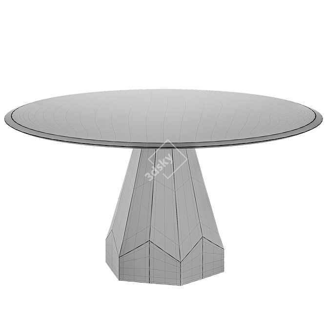 Sleek ZERMATT ARGILE Textured Model 3D model image 3