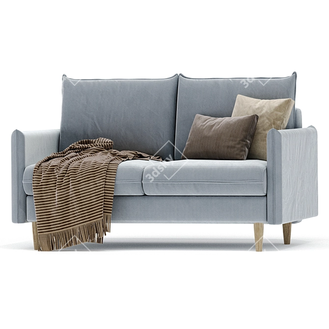 Compact Slipson Sofa by Divan.ru 3D model image 4